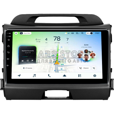Штатная магнитола Teyes CC4L 6+64 Gb Kia Sportage 3 SL 2010-2016 (B) 9"