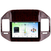 Штатна магнітола Teyes CC4L 6+64 Gb Mitsubishi Pajero 3 V70 V60 1999-2006 (brown) 9"
