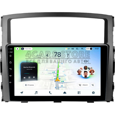 Штатна магнітола Teyes CC4L 6+64 Gb Mitsubishi Pajero 4 V80 V90 2006-2024 9"