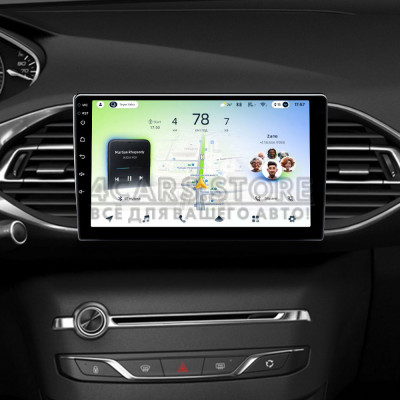 Штатна магнітола Teyes CC4L 6+64 Gb Peugeot 308 T9 308S 2013-2017 9"
