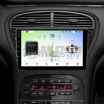 Штатна магнітола Teyes CC4L 6+64 Gb Peugeot 607 2004-2010 9" (L1)