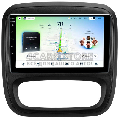 Штатная магнитола Teyes CC4L 6+64 Gb Renault Trafic 3 2014-2021 / Opel Vivaro B 2014-2018 9" (L1)