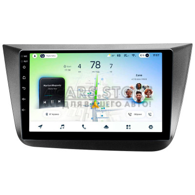 Штатна магнітола Teyes CC4L 6+64 Gb Seat Altea 5P 2004-2015 Toledo 5P 3 2004-2009 9"