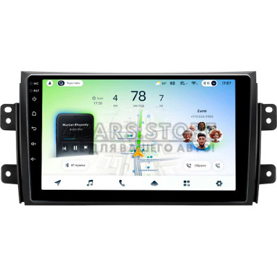 Штатная магнитола Teyes CC4L 6+64 Gb Suzuki SX4 1 2006-2014 9"