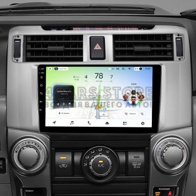 Штатна магнітола Teyes CC4L 6+64 Gb Toyota 4Runner 5 N280 2009 - 2020 9"