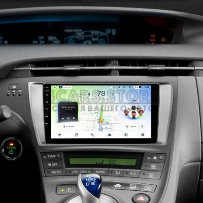 Штатна магнітола Teyes CC4L 6+64 Gb Toyota Prius XW30 2009-2015 9"