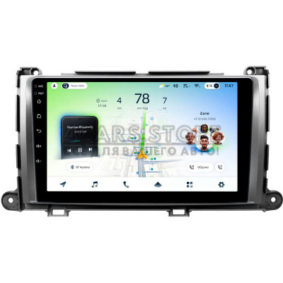 Штатна магнітола Teyes CC4L 6+64 Gb Toyota Sienna 3 XL30 2010 - 2014 9"