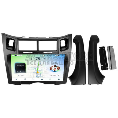 Штатная магнитола Teyes CC4L 6+64 Gb Toyota Yaris 2 XP90 2005-2012 (F2) 9"