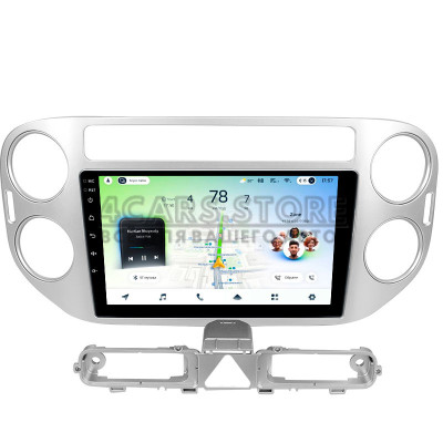 Штатна магнітола Teyes CC4L 6+64 Gb Volkswagen Tiguan 1 NF 2006-2017 (F2) 9"