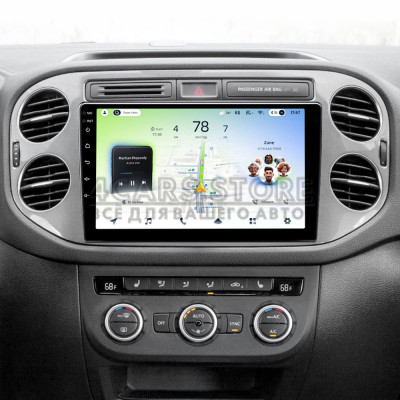 Штатна магнітола Teyes CC4L 6+64 Gb Volkswagen Tiguan 1 NF 2006-2017 (F2) 9"