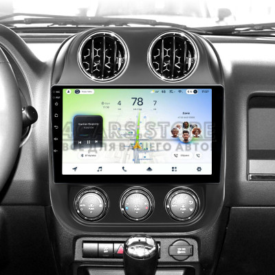 Штатная магнитола Teyes CC4L 6+64 Gb Jeep Compass 1 MK 2009-2015 10"