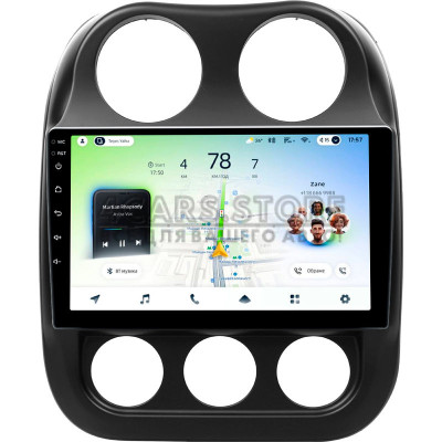 Штатна магнітола Teyes CC4L 6+64 Gb Jeep Compass 1 MK 2009-2015 10"