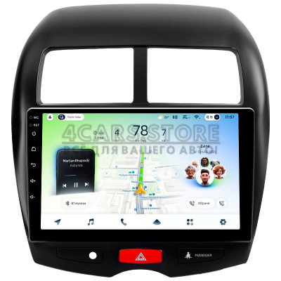 Штатная магнитола Teyes CC4L 6+64 Gb Mitsubishi ASX 1 2010-2016 (B) 10"
