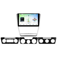 Штатная магнитола Teyes CC4L 6+64 Gb Skoda Octavia 2 A5 2008-2013 10" silver