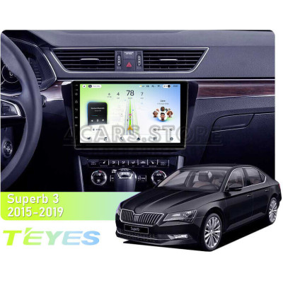 Штатна магнітола Teyes CC4L 6+64 Gb Skoda Superb 3 2015-2019 10"