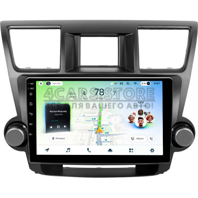 Штатна магнітола Teyes CC4L 6+64 Gb Toyota Highlander 2 XU40 2007-2013 (F1) 10"