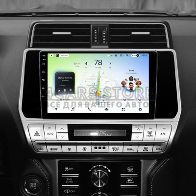 Штатная магнитола Teyes CC4L 6+64 Gb Toyota Land Cruiser Prado 150 2018-2020 (silver) 10"