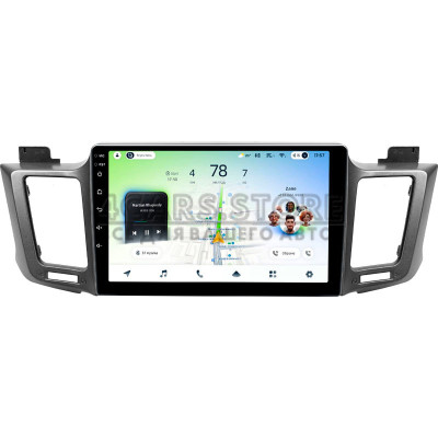 Штатна магнітола Teyes CC4L 6+64 Gb Toyota RAV4 4 XA40 5 XA50 2012-2018 10"