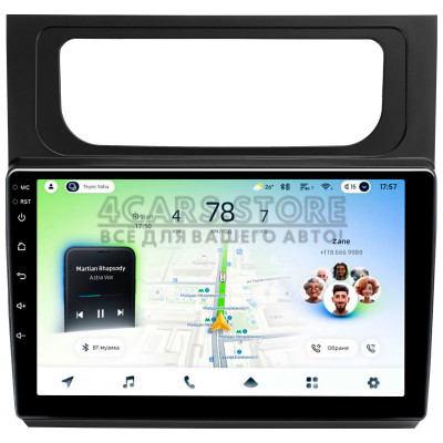 Штатна магнітола Teyes CC4L 6+64 Gb Volkswagen Touran 2 1T 2010-2015 10"