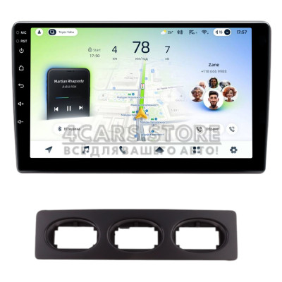 Штатная магнитола Teyes CC4L 6+64 Gb Chery QQ3 2004-2012 Black 9"