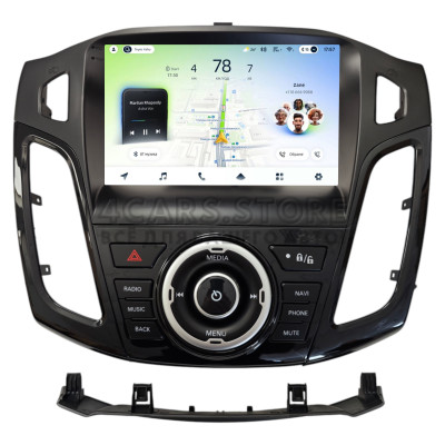 Штатная магнитола Teyes CC4L 6+64 Gb Ford Focus 3 2012-2019 A-MOD black UV 9"