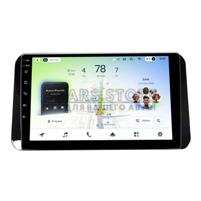 Штатна магнітола Teyes CC4L 6+64 Gb Toyota Yaris 2023 UV Black 9"