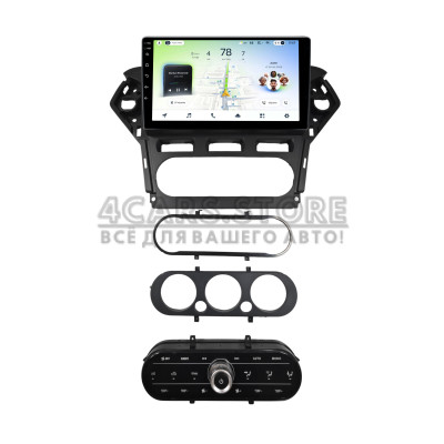 Штатна магнітола Teyes CC4L 6+64 Gb Ford Mondeo 4 2010-2014 Full Set AT AC Black with touch 10" (L1)