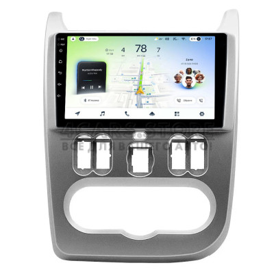 Штатная магнитола Teyes CC4L 6+64 Gb Renault Logan 1 2009-2015 9"