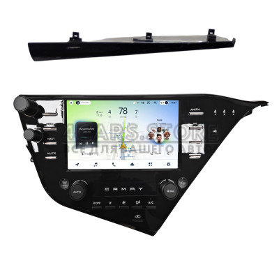 Штатна магнітола Teyes CC4L 6+64 Gb Toyota Camry 8 XV 70 2018+ with buttons 9" (L3)