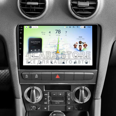 Штатна магнітола Teyes CC4L 4+64 Gb Audi A3 2 8P 2003-2013 S3 2 2006-2012 RS3 1 2011-2012 9"