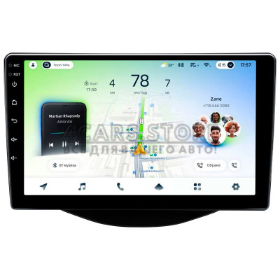 Штатна магнітола Teyes CC4L 4+64 Gb Peugeot 108 For Toyota Aygo B40 2014-2021 (F2) 9"