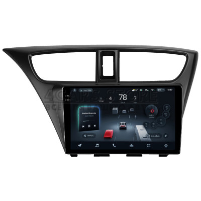 Штатна магнітола Teyes CC4 6+64 Gb Honda Civic 9 FK FB 2012-2017 9" 2k