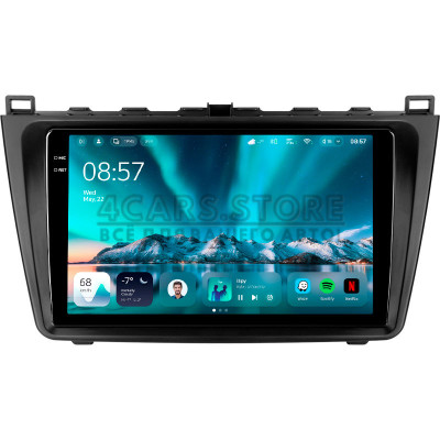 Штатная магнитола Teyes CC4 6+64 Gb Mazda 6 2 GH 2007-2012 9" 2k
