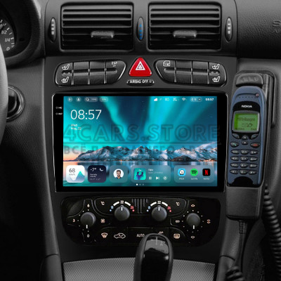 Штатна магнітола Teyes CC4 6+64 Gb Mercedes Benz C Class S203 CL203 W203 (F1) 2000-2004 9" 2k (L1)