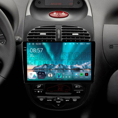 Штатная магнитола Teyes CC4 6+64 Gb Peugeot 206 1998-2012 9" 2k (L1)