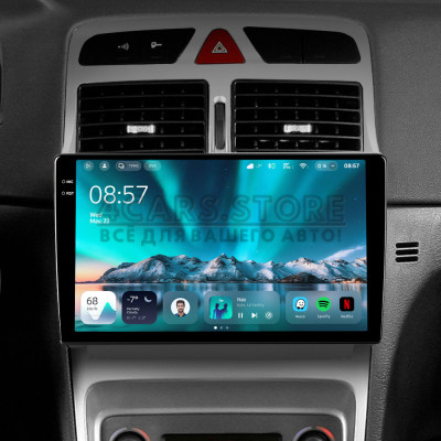 Штатная магнитола Teyes CC4 6+64 Gb Peugeot 307 1 2001-2008 9" 2k