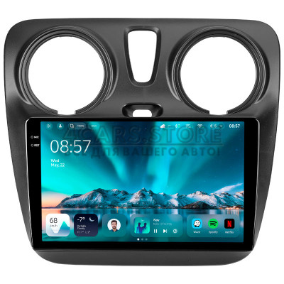Штатна магнітола Teyes CC4 6+64 Gb Renault Dokker 2012-2020 9" 2k