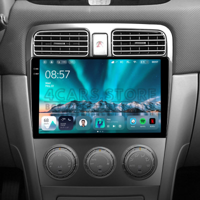 Штатна магнітола Teyes CC4 6+64 Gb Subaru Forester SG 2002-2008 9" 2k