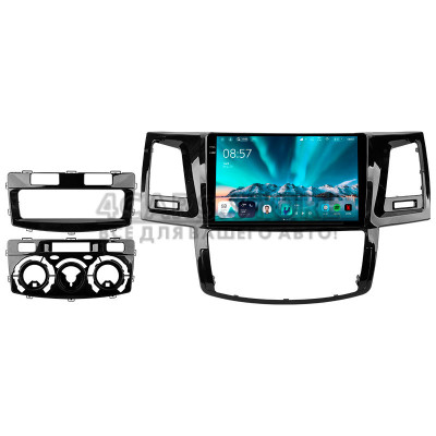 Штатная магнитола Teyes CC4 6+64 Gb Toyota Fortuner 1 AN50 AN60 HILUX Revo Vigo (F2) 2005-2007 9" 2k