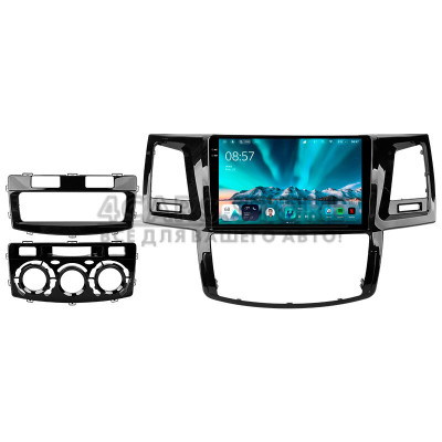 Штатная магнитола Teyes CC4 6+64 Gb Toyota Fortuner 1 AN50 AN60 HILUX Revo Vigo (F1) 2008-2014 9" 2k