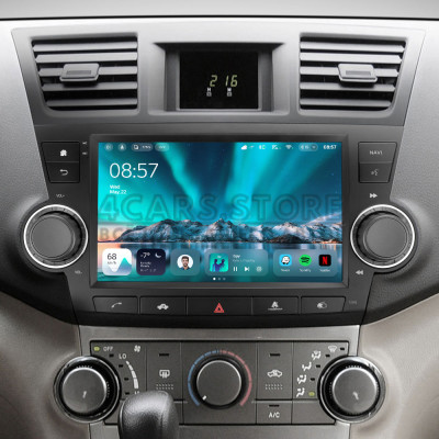 Штатная магнитола Teyes CC4 6+64 Gb Toyota Highlander 2 XU40 2007-2013 (F3) 9" 2k (L2)