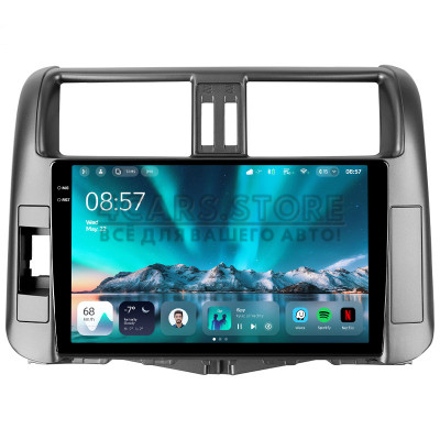 Штатна магнітола Teyes CC4 6+64 Gb Toyota Land Cruiser Prado 150 2009-2013 (B) 9" 2k