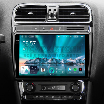 Штатна магнітола Teyes CC4 6+64 Gb Volkswagen POLO 5 (F1) 2008-2020 9" 2k