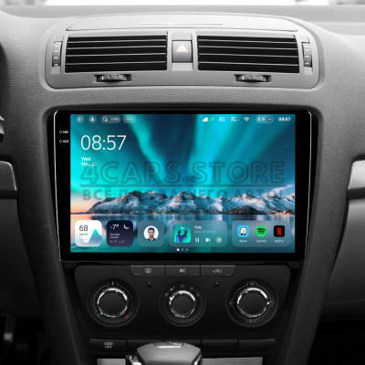 Штатная магнитола Teyes CC4 6+64 Gb Skoda Octavia 2 A5 2008-2013 10" black 2k