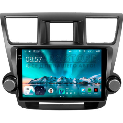 Штатная магнитола Teyes CC4 6+64 Gb Toyota Highlander 2 XU40 2007-2013 (F1) 10" 2k