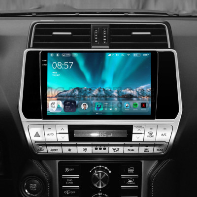Штатная магнитола Teyes CC4 6+64 Gb Toyota Land Cruiser Prado 150 2018-2020 (silver) 10" 2k