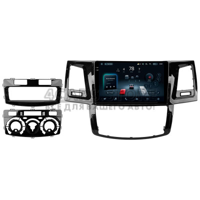 Штатна магнітола Teyes CC4 8+128 Gb Toyota Fortuner 1 AN50 AN60 HILUX Revo Vigo (F2) 2005-2007 9" 2k