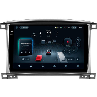Штатная магнитола Teyes CC4 8+128 Gb Toyota Land Cruiser LC 100-B 2002-2007 (C) 10" 2k (L2)
