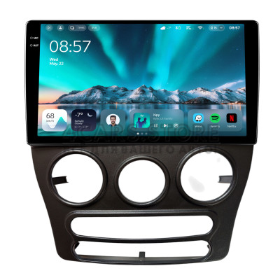 Штатна магнітола Teyes CC4 6+64 Gb Chery QQ 2013-2017 Black 9" 2k