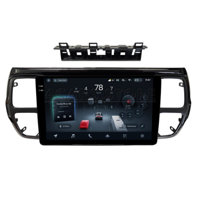 Штатна магнітола Teyes CC4 6+64 Gb Citroen C5 AIRCROSS 2017 UV BLACK 9" 2k